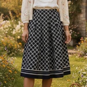 Talbot's Geometric Print Skirt